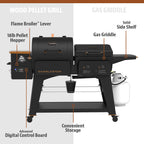 Charleston 1020 Combo Grill - Onyx Edition
