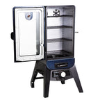 3-Series Analog Vertical Smoker, Blue Hammertone