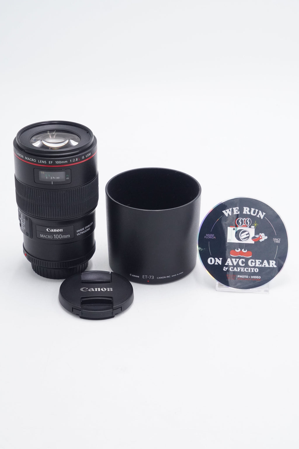 Canon EF100F28LIS-97478 100mm f/2.8 L Macro IS USM EF-Mount Lens, Used