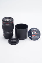 Canon EF100F28LIS-97478 100mm f/2.8 L Macro IS USM EF-Mount Lens, Used