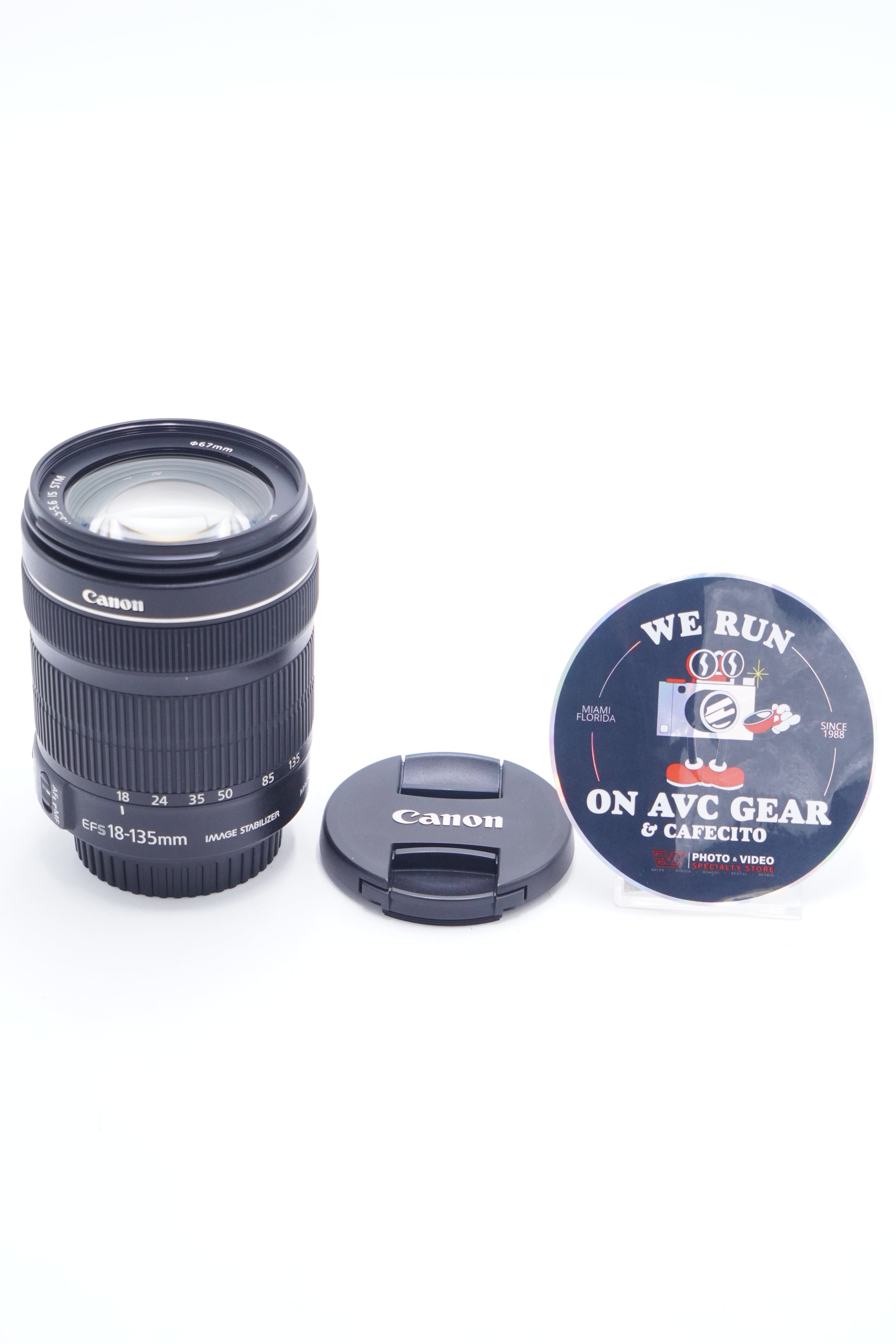 CANON EFS18135-07340 EF-S 18-135mm f3.5-5.6 IS Macro STM, Used