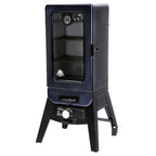 3-Series Analog Vertical Smoker, Blue Hammertone