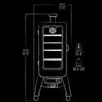 Copperhead 3-Series Wood Pellet Vertical Smoker