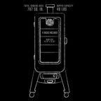 Copperhead 3-Series Wood Pellet Vertical Smoker