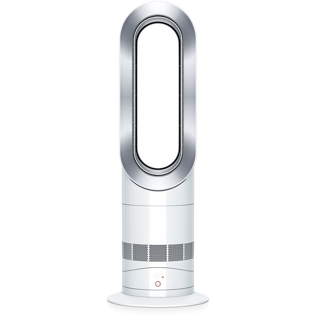 Dyson AM09 Hot + Cool™  Jet Focus Fan Heater White Nickel