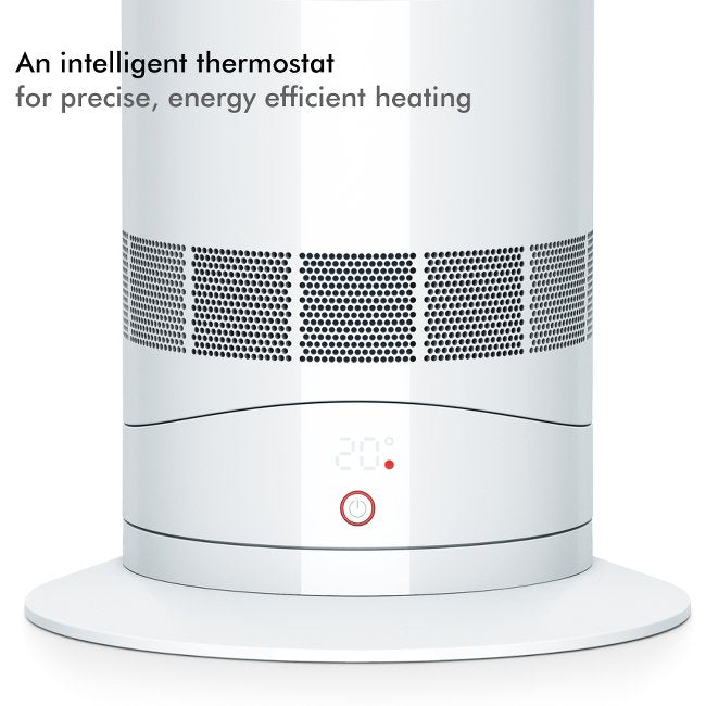Dyson AM09 Hot + Cool™  Jet Focus Fan Heater White Nickel