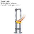 Dyson AM09 Hot + Cool™  Jet Focus Fan Heater White Nickel