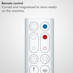 Dyson AM09 Hot + Cool™  Jet Focus Fan Heater White Nickel